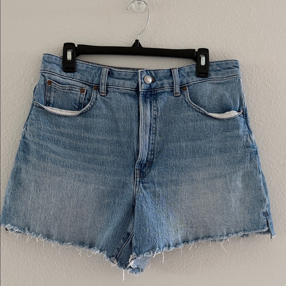 Madewell Light Blue Denim Cutoff Shorts